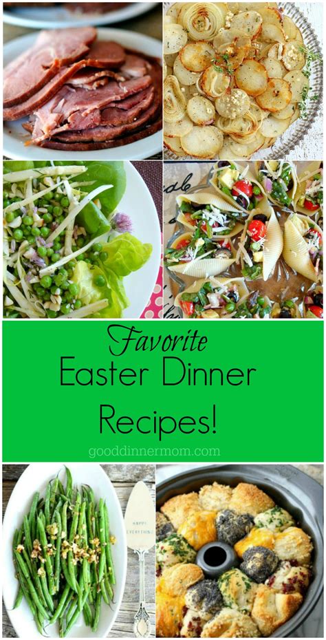 From traditional easter ham and roast lamb to fresh asparagus and cheesy potato casserole, find all the recipes you need to create a delicious menu for your easter dinner. Easter Dinner Recipes - Good Dinner Mom
