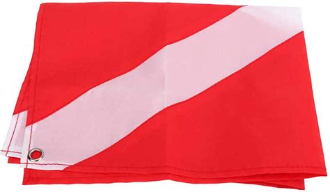 Bandeira De Mergulho 19 69 X 24 41 Diver Down Warning Flag