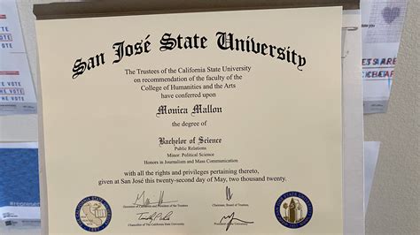 Monica Mallon On Twitter I Finally Got My College Diploma In The Mail