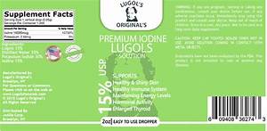 15 Lugols Iodine Solution Liquid Supplement Drops Lugols Iodine