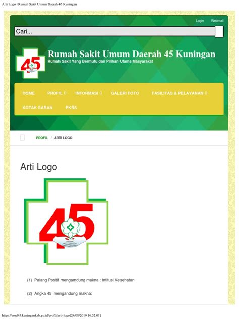 We are a sharing community. Arti Logo Rumah Sakit Umum Daerah 45 Kuningan