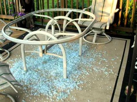 · 5% off w/ redcard Glass Top Table Shattered Without Warning--Dangerous - YouTube