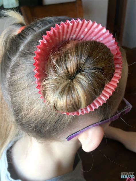 25 easy hairstyles for when you're running late. Crazy Hair Day Ideas Girls Cupcake Hairdo - Must Have Mom