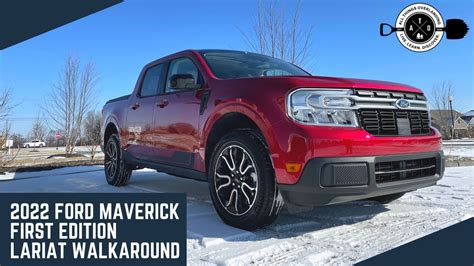 2022 Rapid Red First Edition Ford Maverick Lariat Walkaround Features
