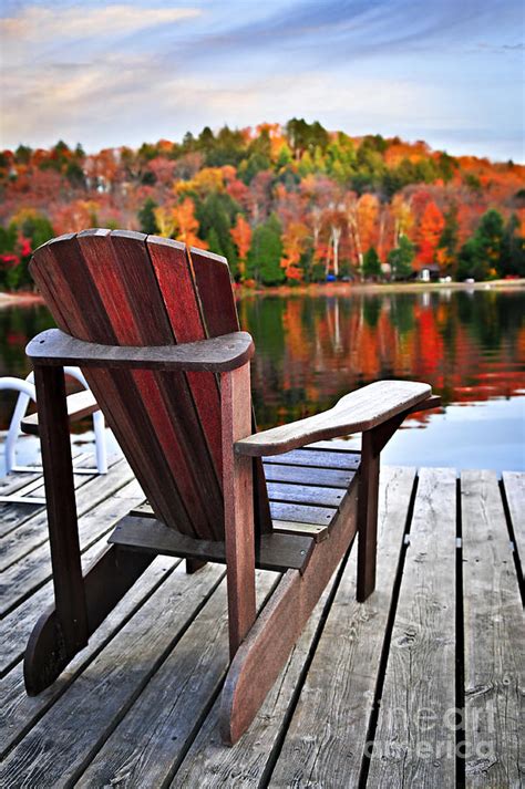 Wooden Dock On Autumn Lake Photograph By Elena Elisseeva