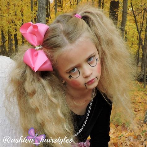 Our Awesome Halloween Doll Halloween Hair Hairstyle Little Girl