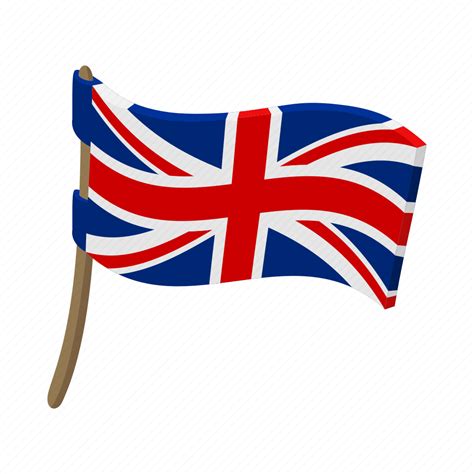 Britain Cartoon England Flag Kingdom National United Icon