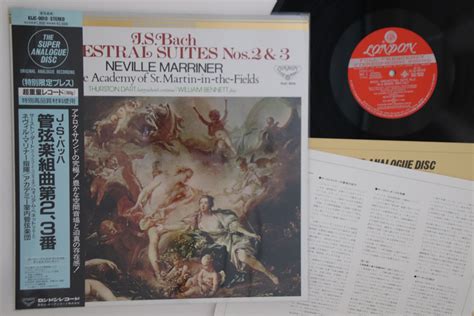 orchestral suites nos 2 and 3｜j s bach academy of st martin in the fields neville marriner｜lp