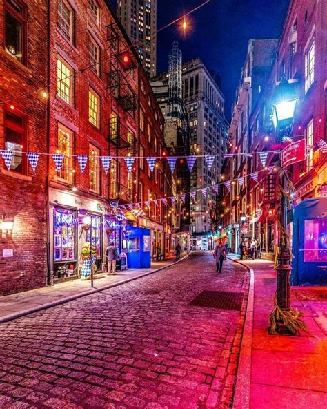 Stone Street Is One Of New Yorks Oldest Streets It Was Originally