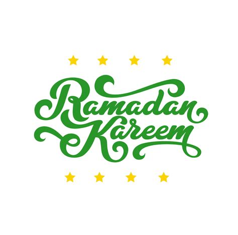 Ramadan Kareem Logo With Stars 20796897 Vector Art At Vecteezy