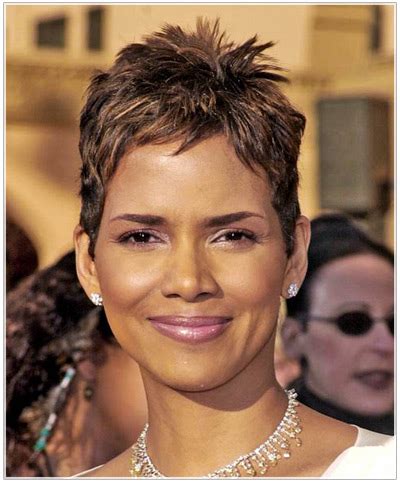Have you noticed how not very many celebrity women wear their hair short. Halle Berry's Hairstyles: Then and Now