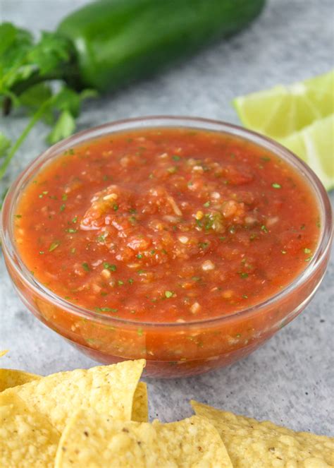 Quick And Easy Homemade Salsa Baked In Az