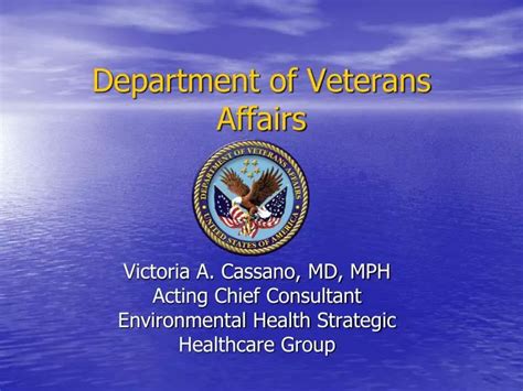 Ppt Department Of Veterans Affairs Powerpoint Presentation Free