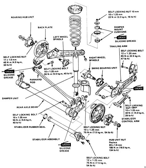 Honda Odyssey Front Suspension Diagram