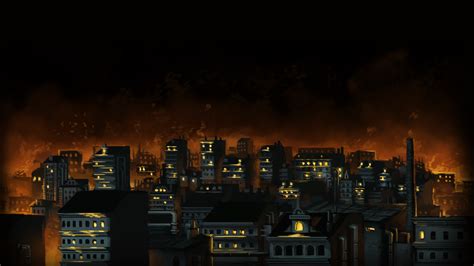 Burning City By Azelinus On Newgrounds