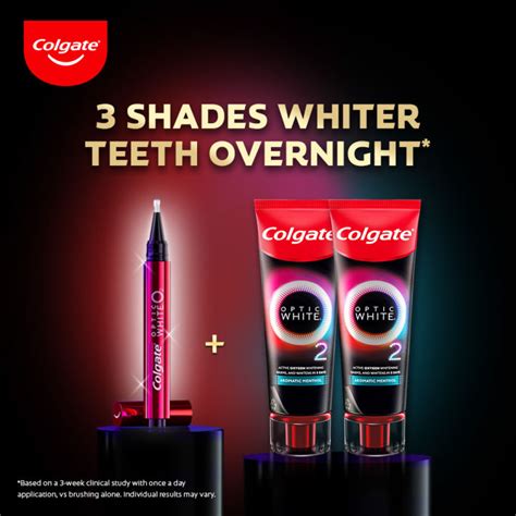 Colgate Smile Brighter Bundle Colgate Optic White O2 Toothpaste X2