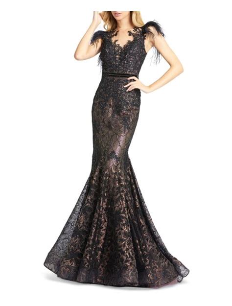 Buy Mac Duggal Embellished Illusion Neck Gown Online Topofstyle