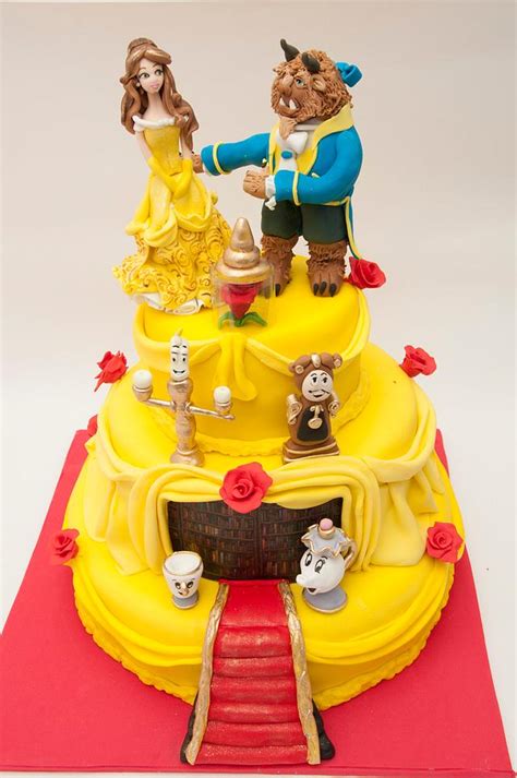 Cake Beauty And The Beast Decorated Cake By Beula Cakes Cakesdecor