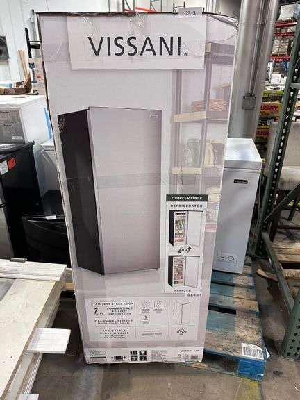 Msrp Vissani Cu Ft Convertible Upright Freezer