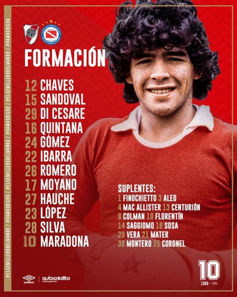 The team argentinos juniors 9 march at 03:30 will try to give a fight to the team river plate in an away game of the championship copa de la superliga. River Plate 1 vs 1 Argentinos Juniors por la Copa Diego ...