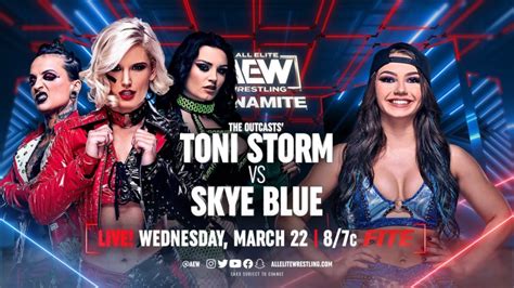 Skye Blue Vs Toni Storm With The Outcasts Full Match Tokyvideo