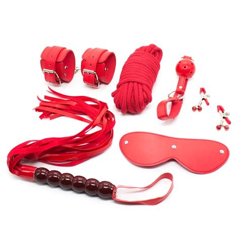 Sex Toys For Woman Couples Fetish Lingerie Whips Hand Cuffs Flirt Blindfold Sex Accessories