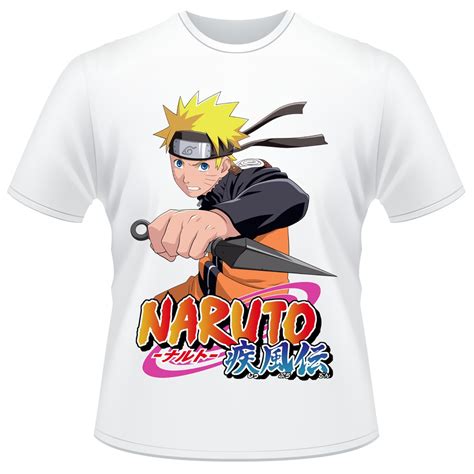 Camiseta Naruto Shippuden Uzumaki Frente E Verso Camisa 01 R 3490