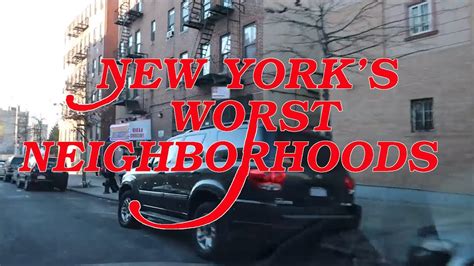 The 10 Worst Neighborhoods In New York City Youtube