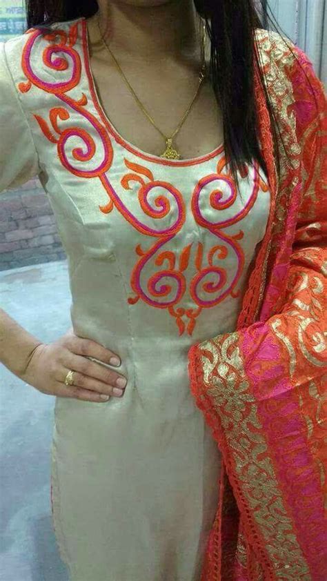 Pin By Gowthami Anjanadri On Punjabi Suit Embroidery Suits Design