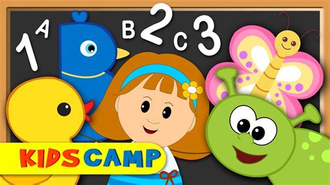 Kidscamp The Abc 123 Song Nursery Rhymes And Kids Songs Youtube