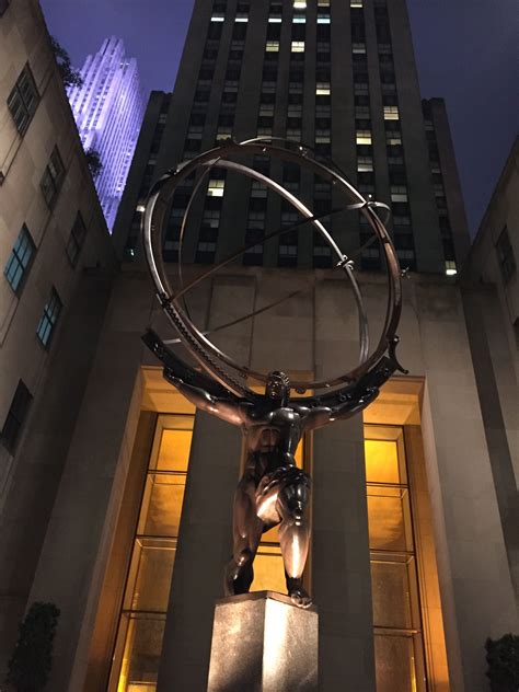 Atlas Statue Rockefeller Center New York City