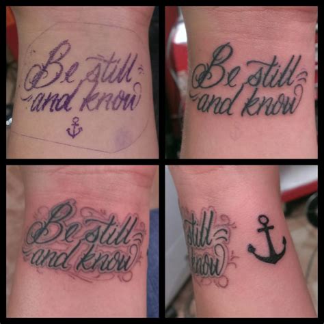 Be Still And Know Tattoo