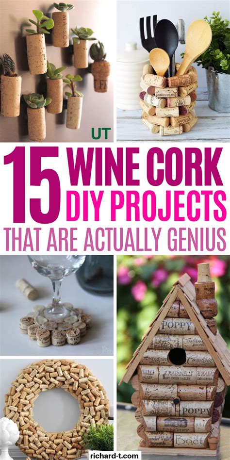 Genius DIY Wine Cork Crafts You Need To Try Wine Cork Diy Crafts Cork Crafts Diy Wine
