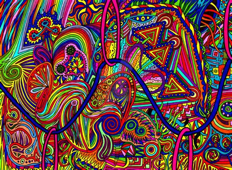 Abstract Psychedelic Colourful 236 By Abstractendeavours On Deviantart