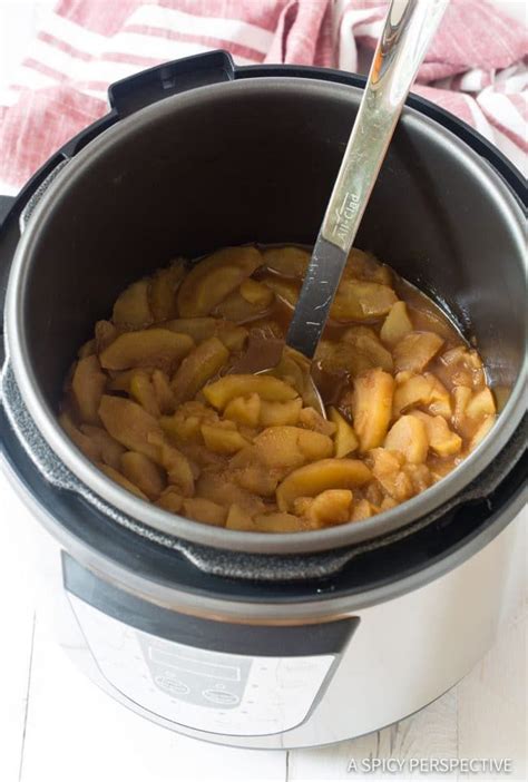 This recipe will be a fun way to shake things up on weeknights. Pressure Cooker Spiced Apples - A Spicy Perspective ...