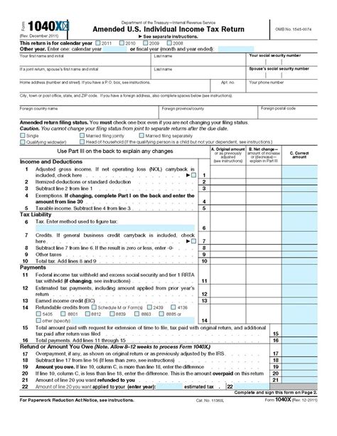 Irs Forms 1040a 2016 Universal Network