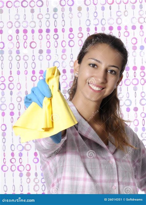 Cleaning the house stock image. Image of housewife, house - 26014351