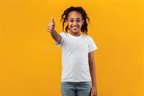 Afro Kid Thumbs Up Isolated Stock Photos Free And Royalty Free Stock