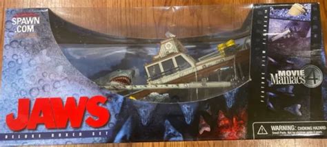 Jaws Deluxe Box Set Series 4 Mcfarlane Toys Movie Maniacs Shark 52500