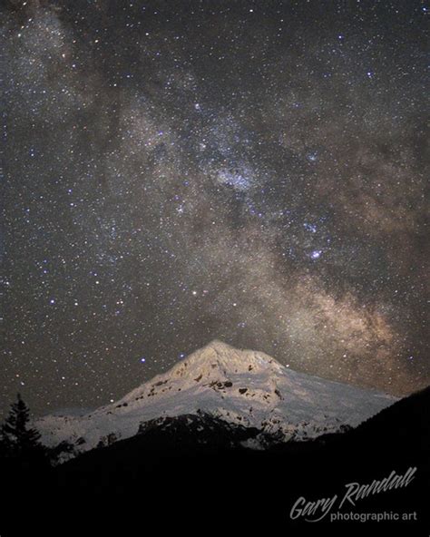 Mount Hood Milky Way Mount Hood Last Night Best Viewed Lar Flickr