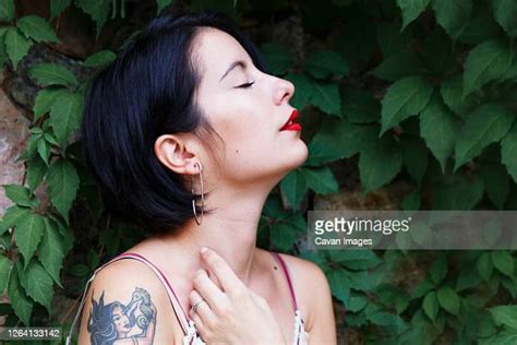 Girl Face Tattoo Photos And Premium High Res Pictures Getty Images