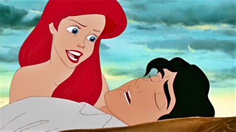 most romantic moment ariel saves eric and sings to him disneychallenge thelittlemermaid