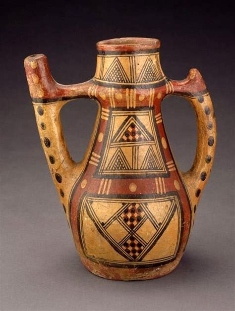 Africa Pitcher From The Kabyle People Of Algeria Ceramic Slip