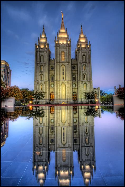 Lds Temple Salt Lake City Lds Temple From The Oval