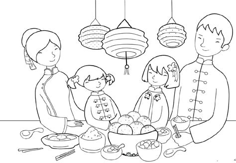 Lunar New Year Coloring Pages At Free Printable
