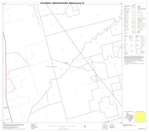 2010 Census County Block Map Midland County Block 11 The Portal To