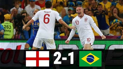 England Vs Brazil 2 1 Extended Highlight And Goals 2013 Youtube