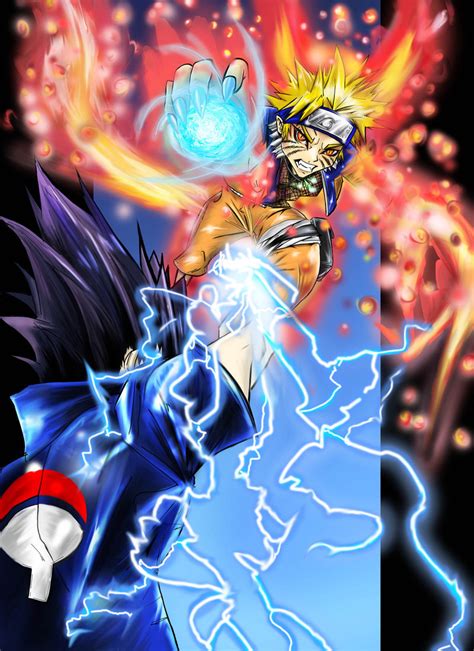 Naruto Sasuke Fight By Zhane00 On Deviantart