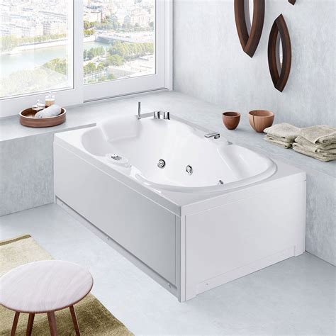 Vasca angolare colore bianco made in italy. Vasca da bagno d'angolo - LIS - GLASS 1989 - in acrilico