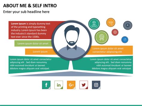 About Meself Intro Powerpoint Template Sketchbubble